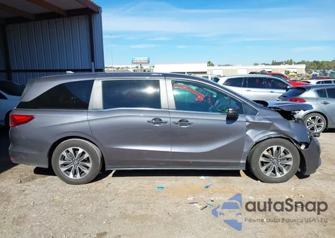 2022 Honda Odyssey Ex-L from USA, damaged, VIN 5FNRL6H7XNB051176